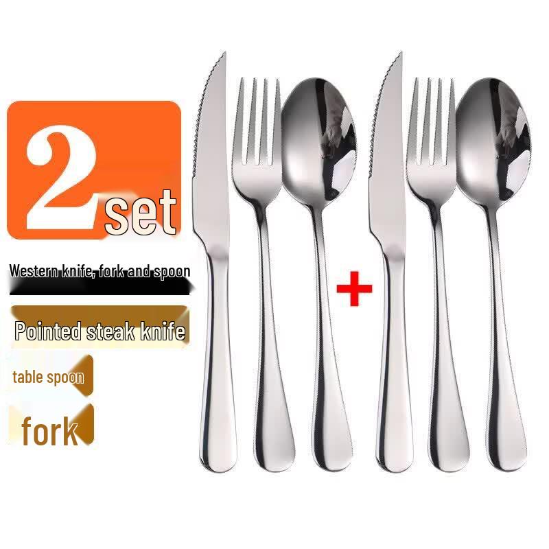 304 Stainless Steel Western Cutlery Set