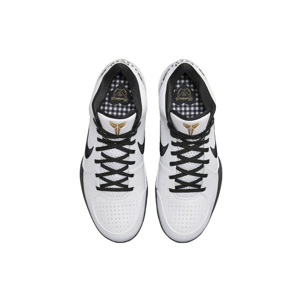 Nike Zoom Kobe 4 Protro Mambacita Unisex Sneaker Weiß Schwarz Metallic-Gold FJ9363-100