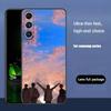 19 Days Luxury Luxury Black Phone Case For Samsung Galaxy S23 S24 S25 Ultra S22 Plus S21