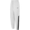 Comfortable Fashionable Versatile Mid-Rise Drawstring Striped Retro Sports Casual Pants Unisex Bottoms Gray KA2561