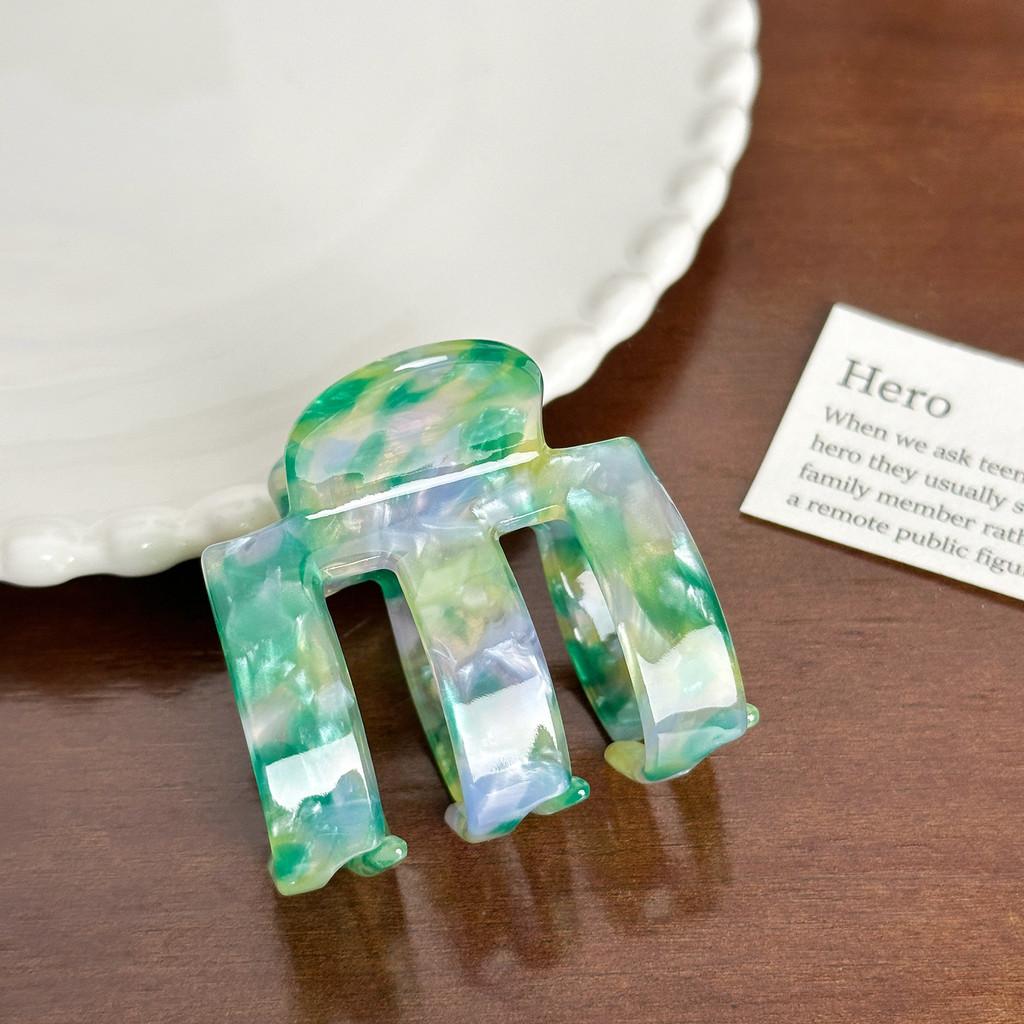 Elegante Koreanische Stil Minimalistische Kugel Haarklammer Vielseitiges Acetat Haaraccessoire Für Frauen