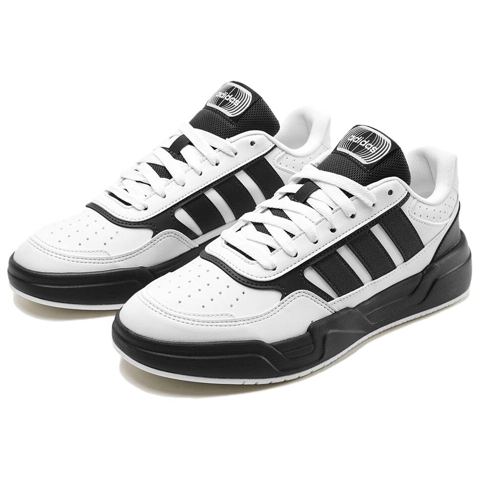 adidas Lite Baller 1.5 Comfortable Versatile Skate Shoes Unisex Sneakers White Black KI1496