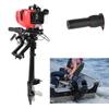 Outboard Motor 2 Stroke 3.6HP Heavy Duty Boat Engine with Air Cooling System for Sailboat Yacht