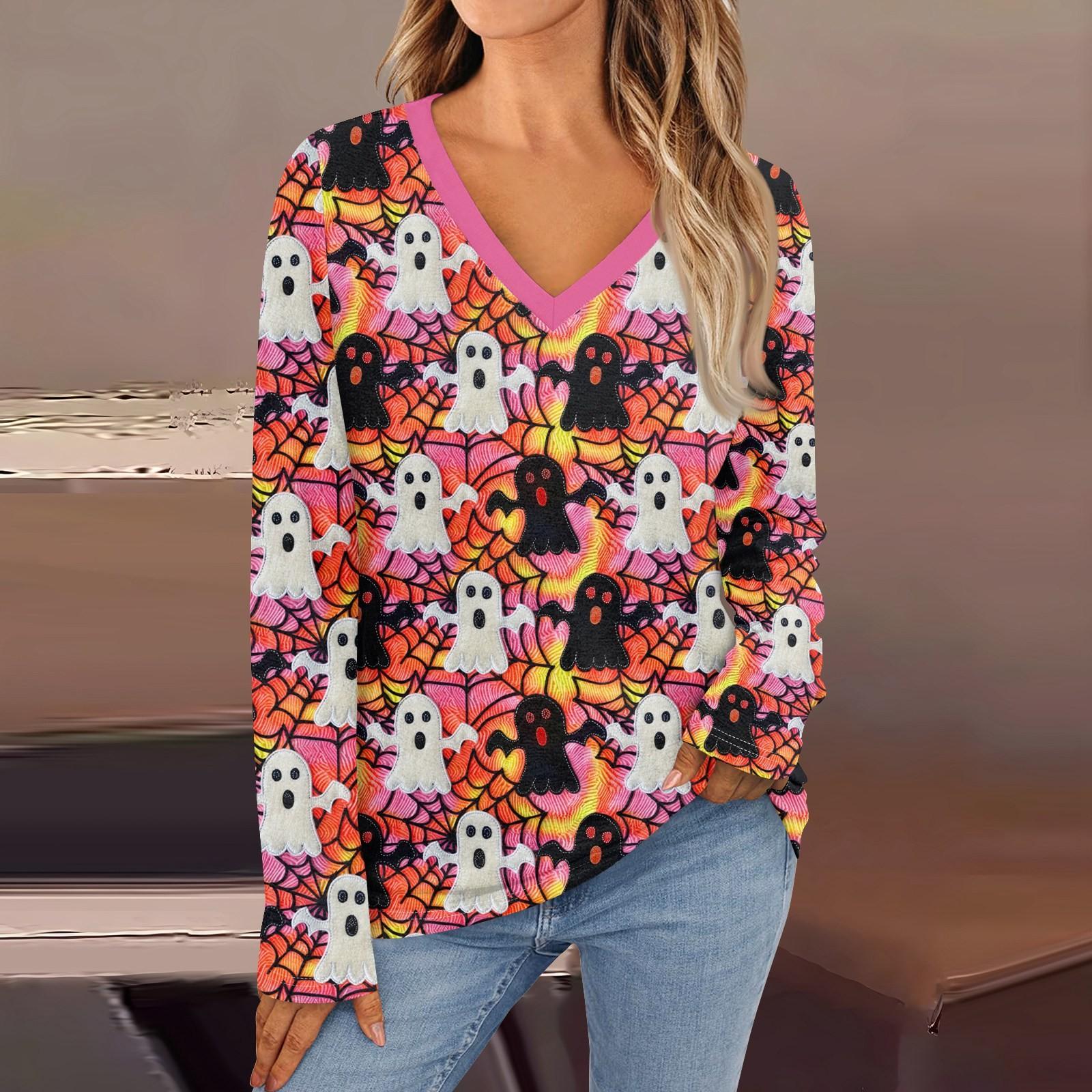 

Женская модная винтажная футболка с длинным рукавом и V-образным вырезом в тон цвета осени XL жёлтый