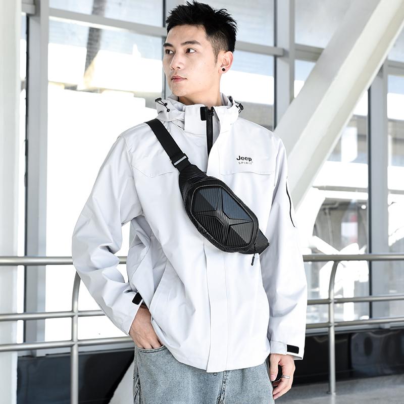 Módní voděodolné batohy do pasu jednobarevné balení Fanny Pack Unisex tašky na opasek Neformální cestování Úložný prostor na telefon taška na hrudi Crossbody kabelka