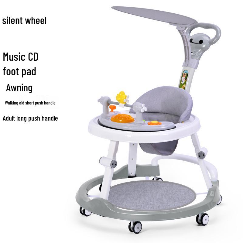 Multi-Function Baby Walker: Anti-Fall, Anti-Rollover, U-Shaped, Suitable for Boys & Girls.