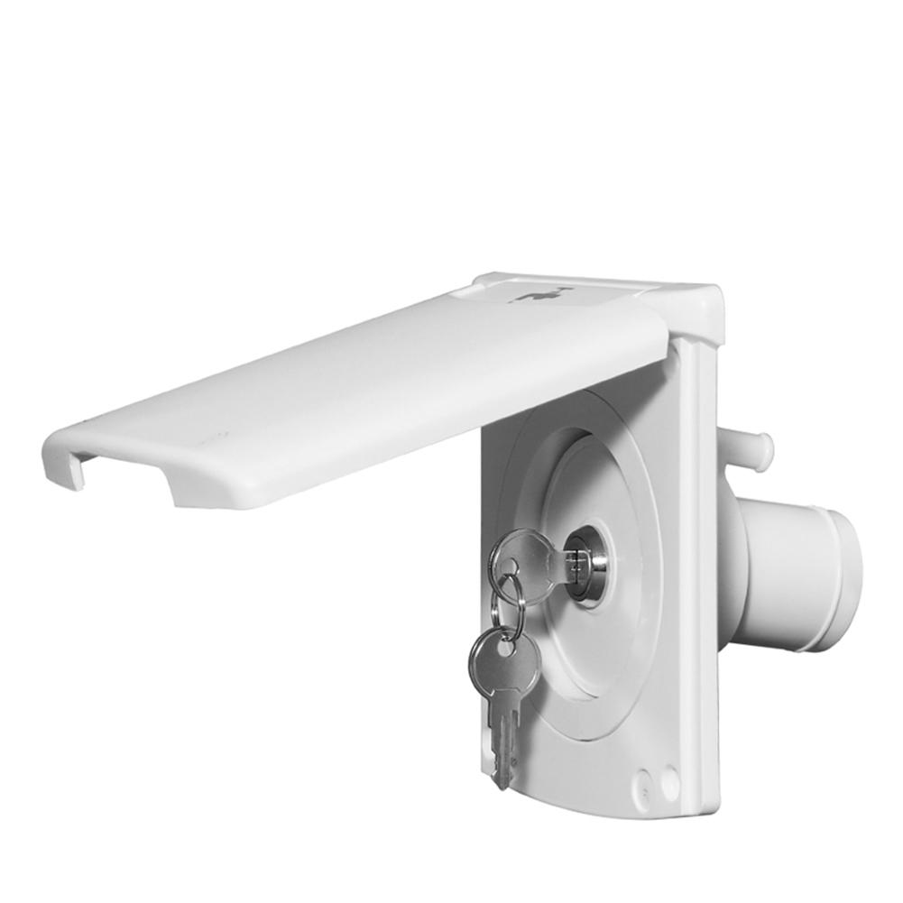 

Interior Decoration RV Water Inlet With Cover Gravity Water Fill Inlet With Square Bayonet Style Cap