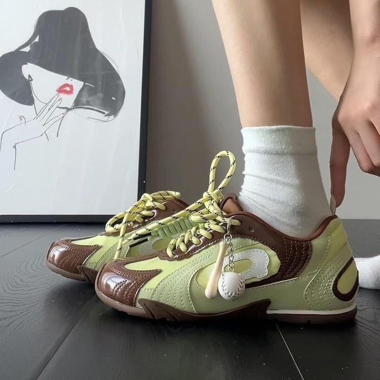 Fashion Women's Sneakers Shoes 2025 New Non-slip Casual German Training Shoes for Women Large Size Color Matching Flat Female Shoes
