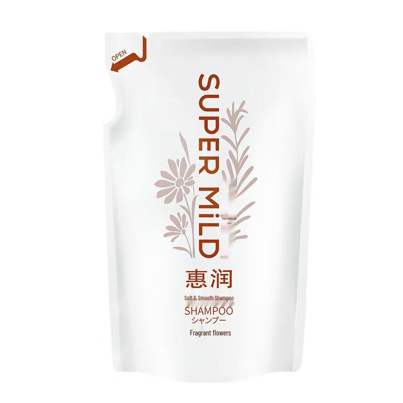 SUPER MiLD Soft & Clean Shampoo, Fresh Floral Scent, 400mL Refill