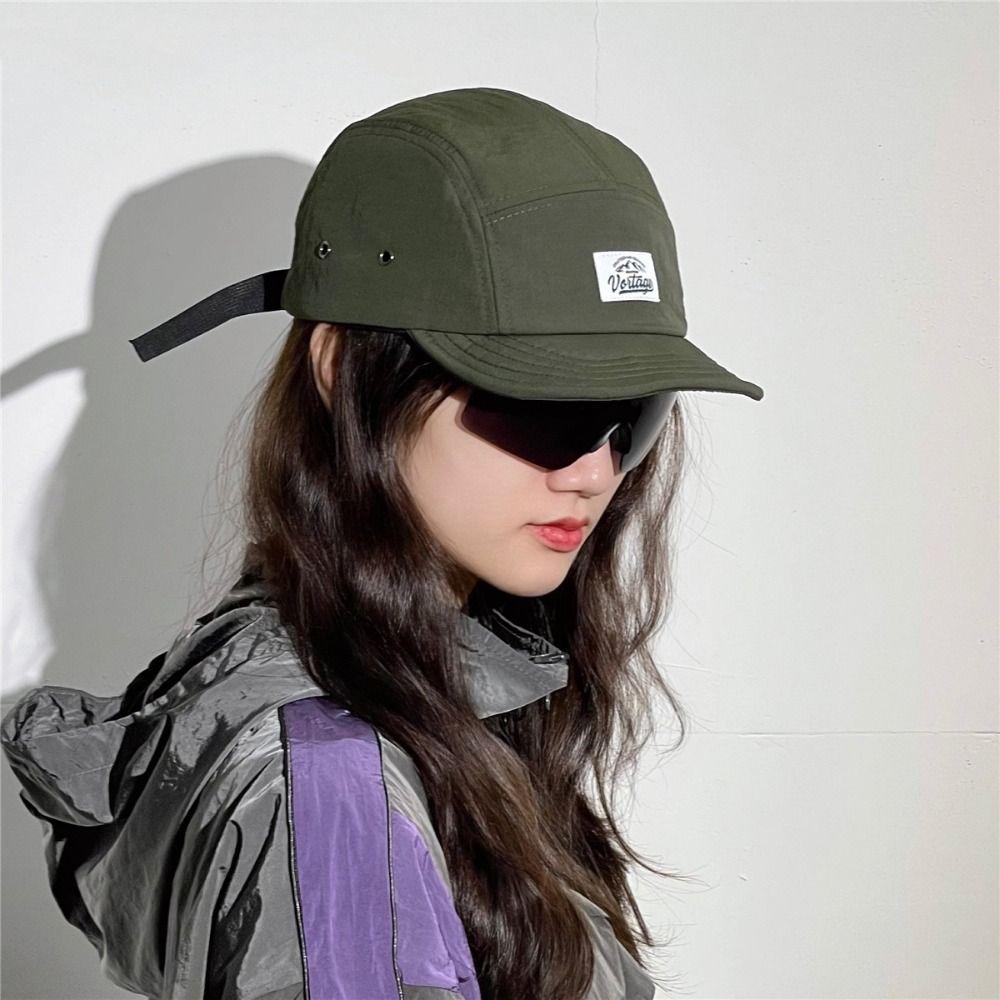 Adjustable Short Brim Baseball Cap Japanese Snapback Cap Fashion Women Sun Hat  Men/women