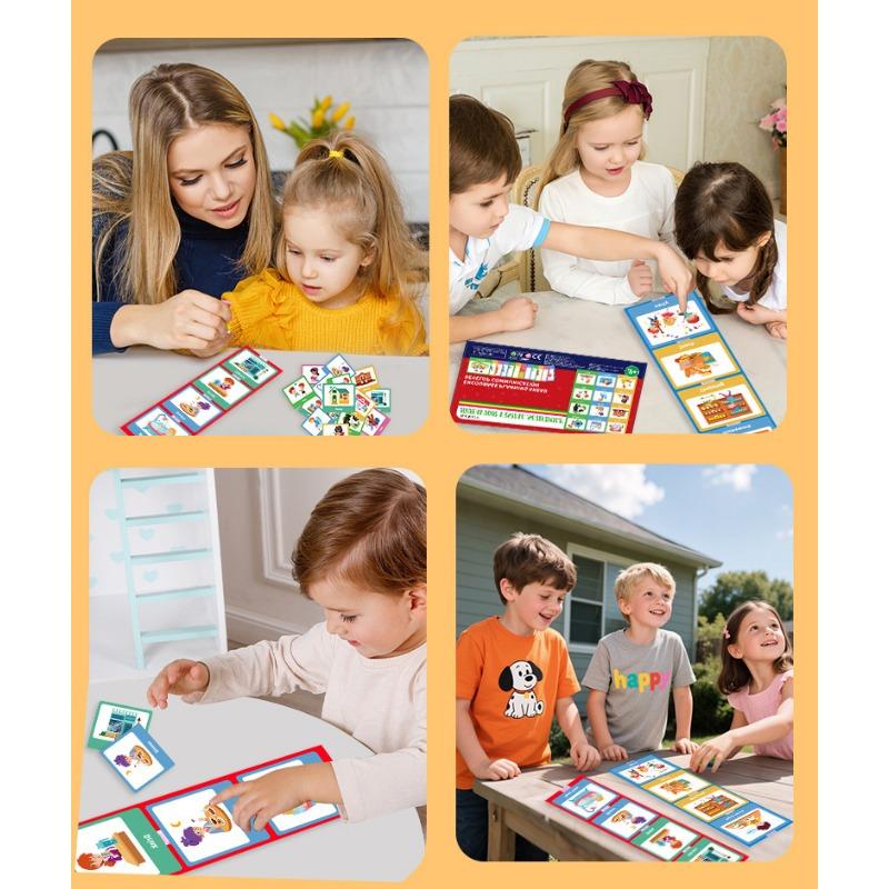 Kids Behavior Visual Schedule Nonverbal Communication Daily Routine Planning Cards