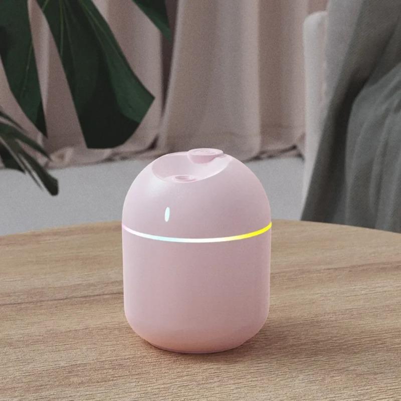USB Mini Air Humidifier Aroma Essential Oil Diffuser For Home Car Ultrasonic Mute Mist Maker Diffuser with LED Color Lamp