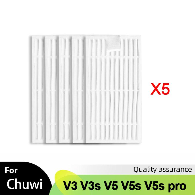 Für iLife Chuwi V3 V3s V5 V5s V5s pro V50 V55 x5 Roboter Staubsauger Teile Seitenbürste HEPA Filter Mopptuch Zubehör