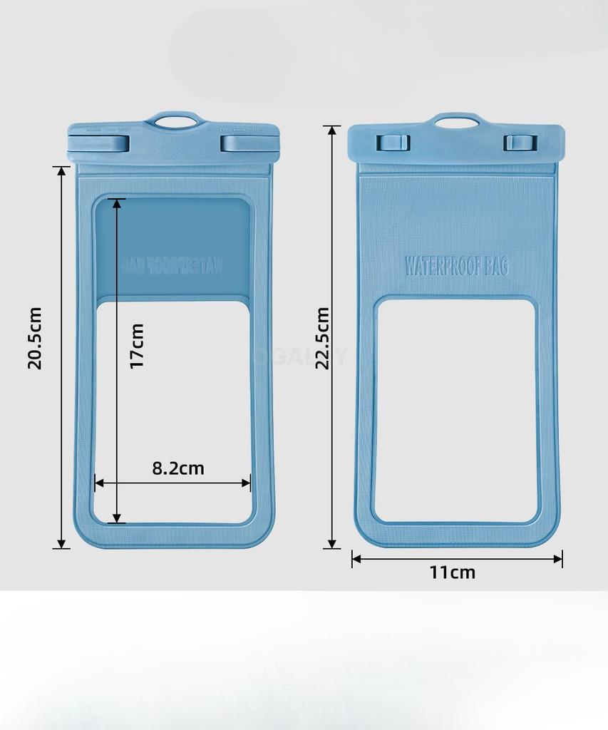 7.2 inch Screen Waterproof Case for Phone Underwater Snow Rainforest Transparent Dry Bag Swimming Pouch Big Mobile Phone Covers