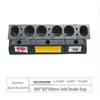 Rubber and Plastic Wheel Chock for Garage