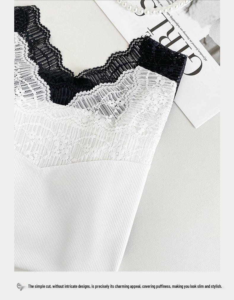 Lace-Trimmed Short Sleeve Pajamas - Women's Spring/Summer Homewear.