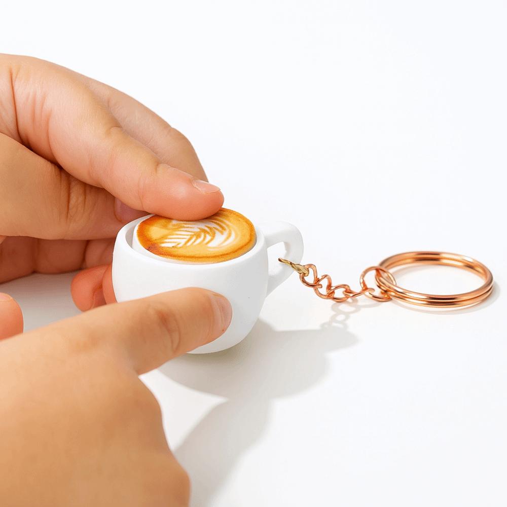 Portable Simulation Food Keychain Food Props Funny Keyring Creative Bag Pendant  Bag Decoration