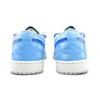 Jordan Air Jordan 1 Abrasion Resistant Low Top Vintage Basketball Shoes Unisex Blue FQ7687-300(Team1053-)