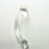 Dildos Anal Plug Transparent Glass Sex Toy Masturbator Anus Dilator, Stimulation Massager Pleasure for Men Women Adult Sex Toy