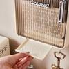 Chopstick Holder Wall-mounted Cutlery Storage Rack With Hook Design Quick Drainage Drain Cage Hollow Tableware Shelf For Kitchen