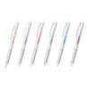 Pilot Keserame Erasable Glitter Ballpoint Pen 0.7mm 6-Color Set LKKB-138F- Pastel Colors