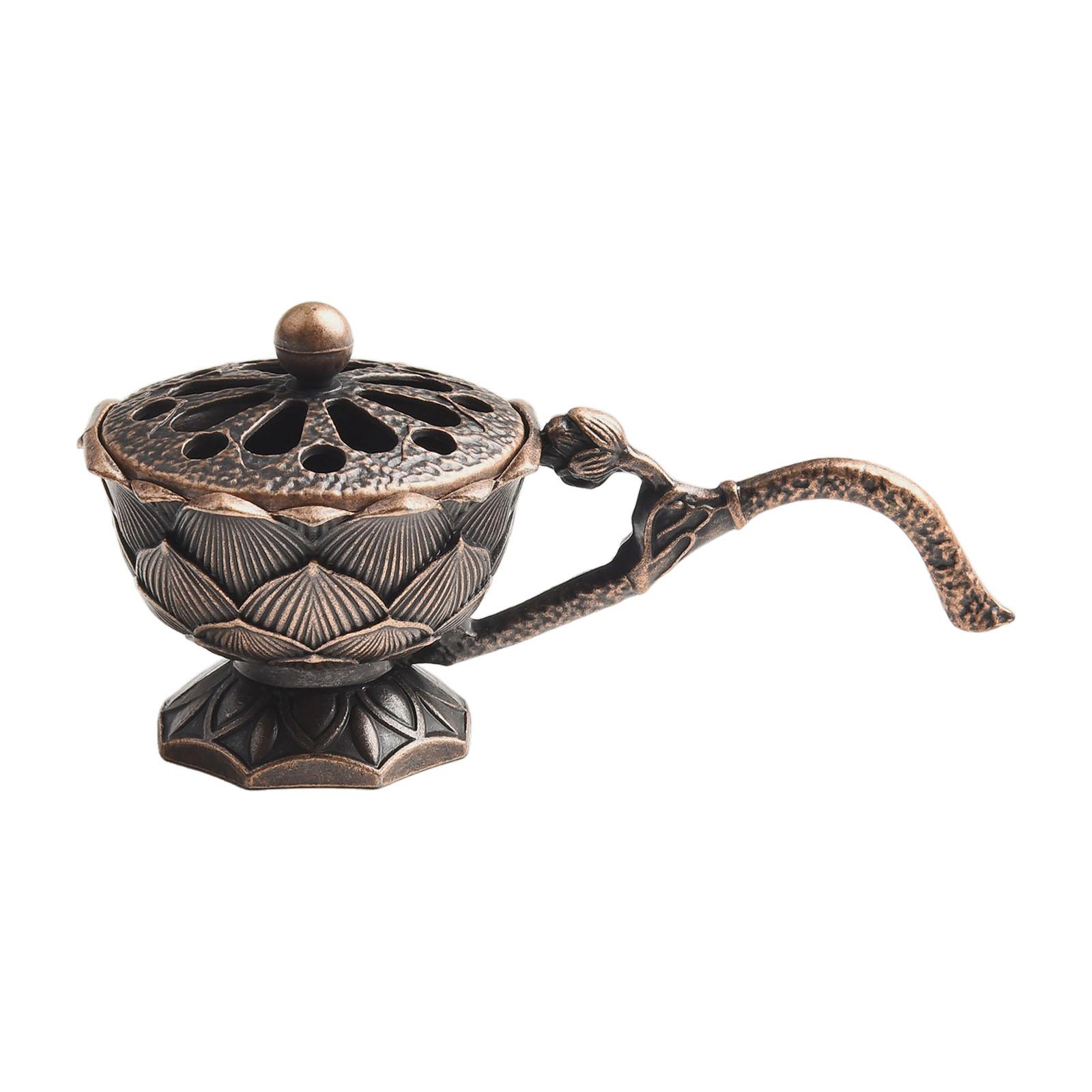 

Home Fragrances Incencence Burner 9*5.3*4.7CM Burner With Handle Fit For Home Decoration Lotus Incense High-quality