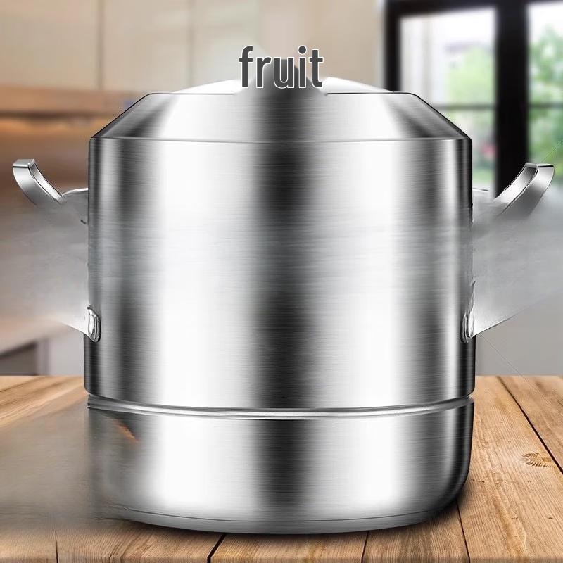 Handon 28cm Double-Layer Stainless Steel Steamer