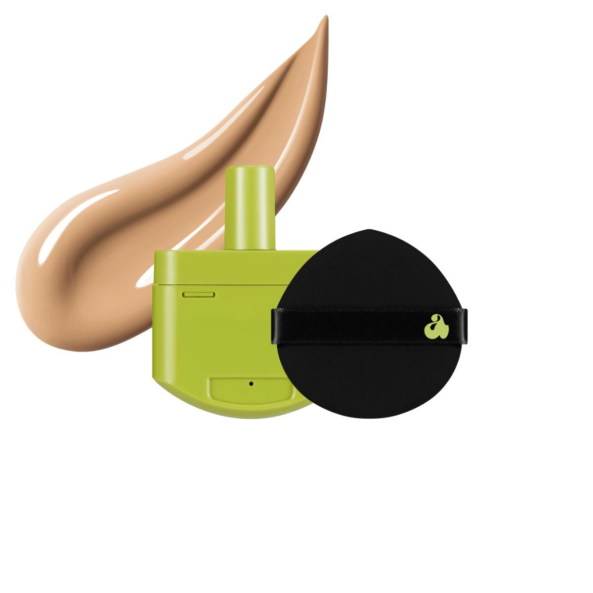 

UNLEASHIA - Здорово-зелений кушон Satin Wear Healthy-Green Re-Feel 23N Nude Beach SPF30 PA++, 15 г - Змінний блок до тонального кушону