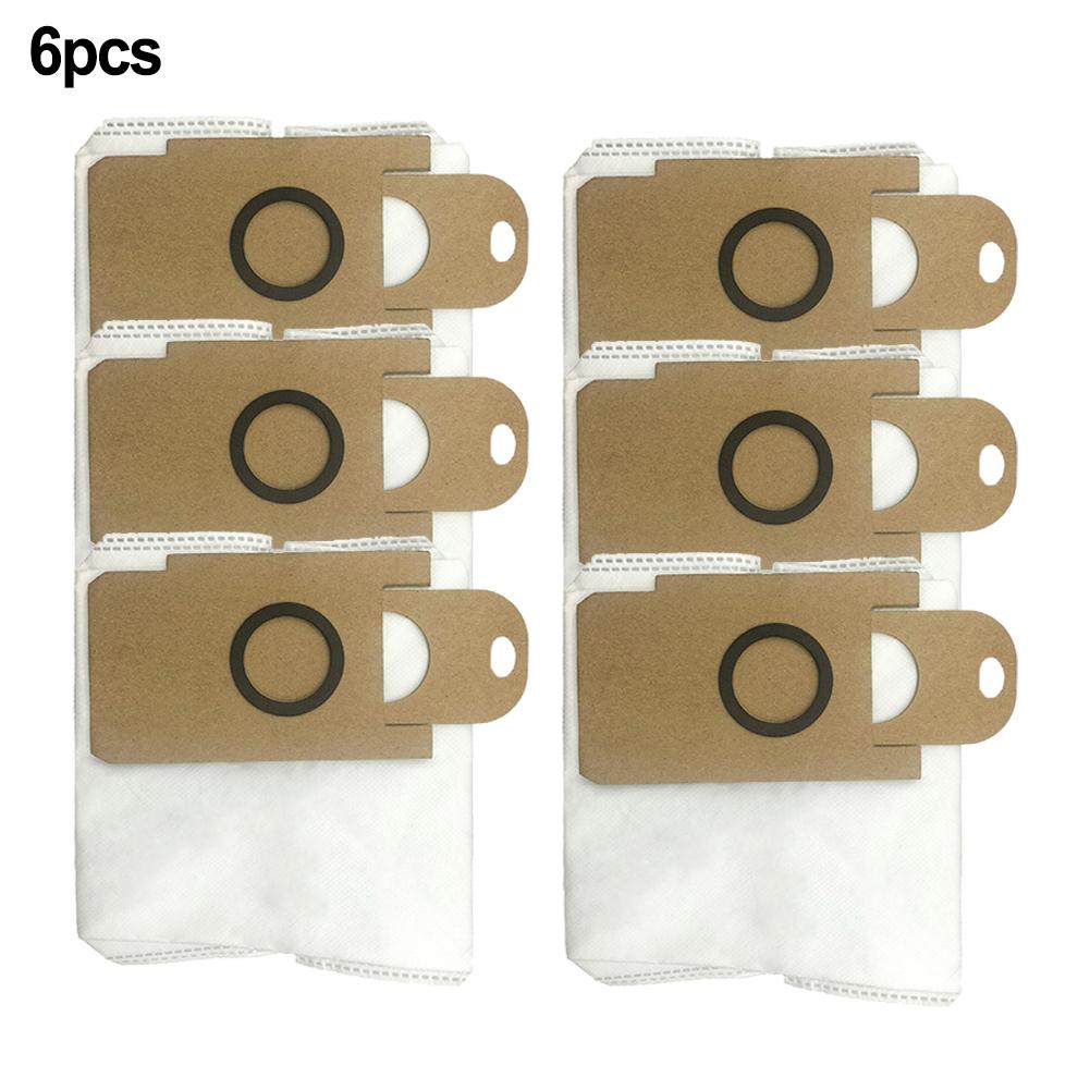 Dust Bags for Lydsto R1 R1A R1 Pro S1 Robot Vacuum Cleaner Parts 6-Pack Replacement and Efficient Dust Collection