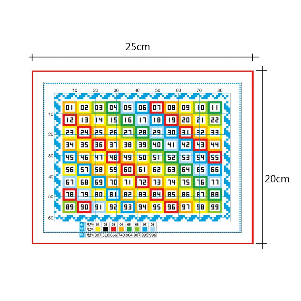 Pungă inserție ac de broderie cu punct în cruce Accesorii pentru punct în cruce Fire de tricotat imprimate Pungă cu ace pentru lucru manual