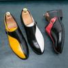 Fashion Leather Shoes Mens Designer Dress Formal Leather Shoes Fashion Wedding Casual Slides Men Loafers Driving Half Shoes