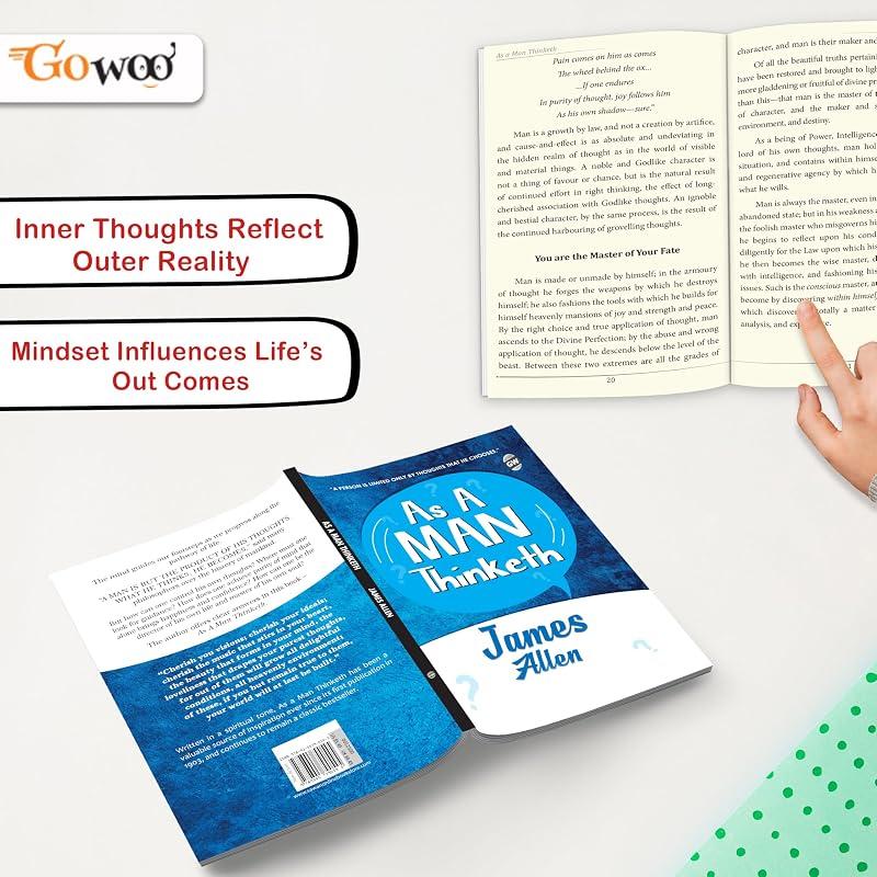 Think & Grow Rich, The Richest Man In Babylon and As A Man Thinketh (Paperback) : Motivational books for wealth, Classic English Novel | Combo of N