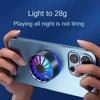 Phone Radiator RGB Light Air-cooled Light Weight Magnetic Low Noise Cooling Fan for Phone Tablet PUGB Genshin Game Fast Cooling