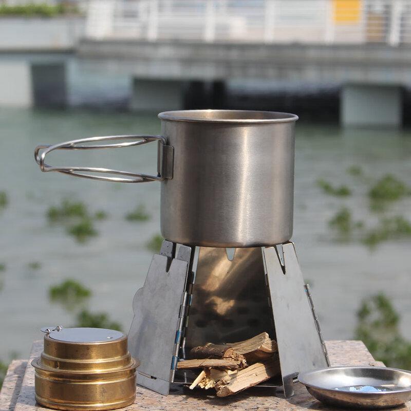 Portable Stainless Steel Mini Folding Camping Stove