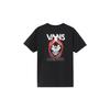 Vans Bright Skull Print Short Sleeve T-Shirt Men Tops Black VN0A4MLVBLK