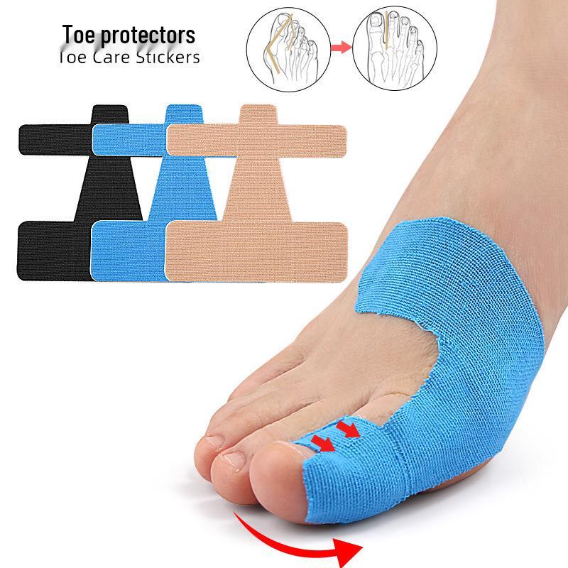 Pre-cut Elastic Toe Protector Anti-Friction Tape for Bunion Support and Sports Bandage.