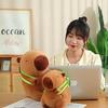 Capybara-Kun Plush with Turtle Shell Sitting Posture