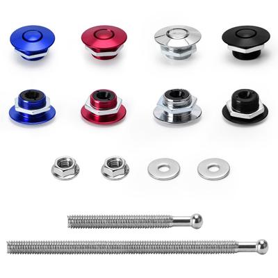 1.25 "Uniwersalny styl Push Button Pins Hood Pins Blokada zestawu klipsów do BMW ect Car Quick Pins