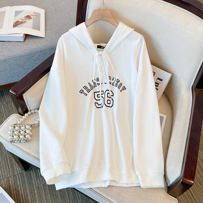 Plus Size Women's Fall Fashion Hooded New Loose Slimming Hoodie