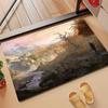 Game BG3-B-Baldur S Gate 3 Door Mat Bath Microfiber Decorative Versatile Flannel Floor Mat Quick Dry Absorbent Non-slip Sole