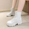 New Boots For Women  Autumn Winter High-Top Women'S Boots Fashion Women'S Warm Casual Boots Comfortable Women Platform Shoes