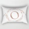 Simple Letter Pattern Printed Decorative Pillowcase Bedroom Living Room Office Cushion Home Decor Rectangular Pillowcase