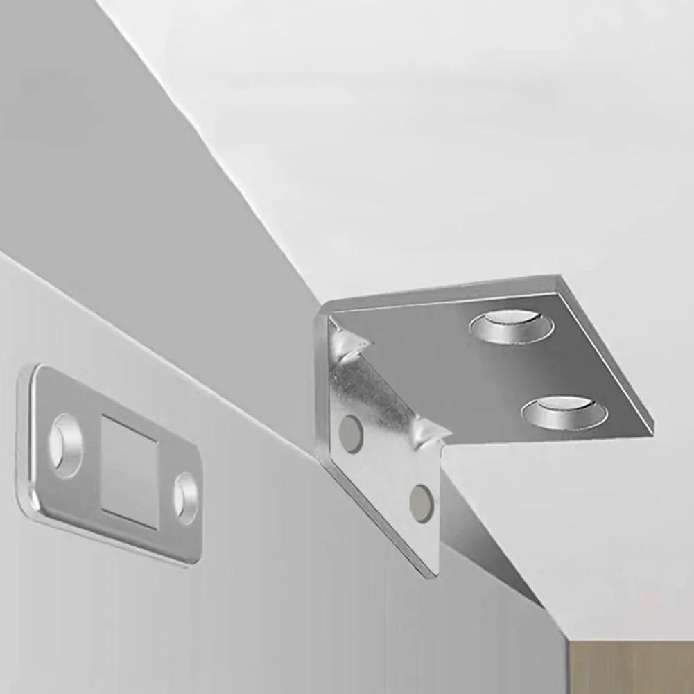 Magnetic Door Closer Strong Door Closer Magnetic Catch Latch Magnet For Furniture Cabinet Cupboard Ultra Self-adhesive Latch
