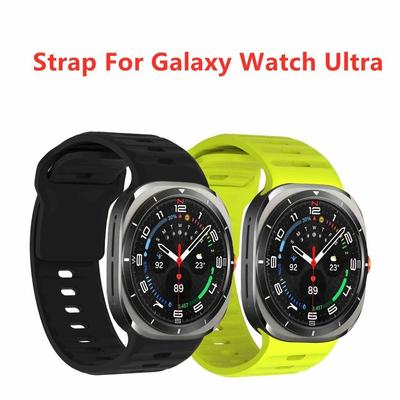 Silikonový řemínek pro Samsung Galaxy Watch Ultra Náhradní náramek Příslušenství Samsung Galaxy Watch7 Ultra 47MM