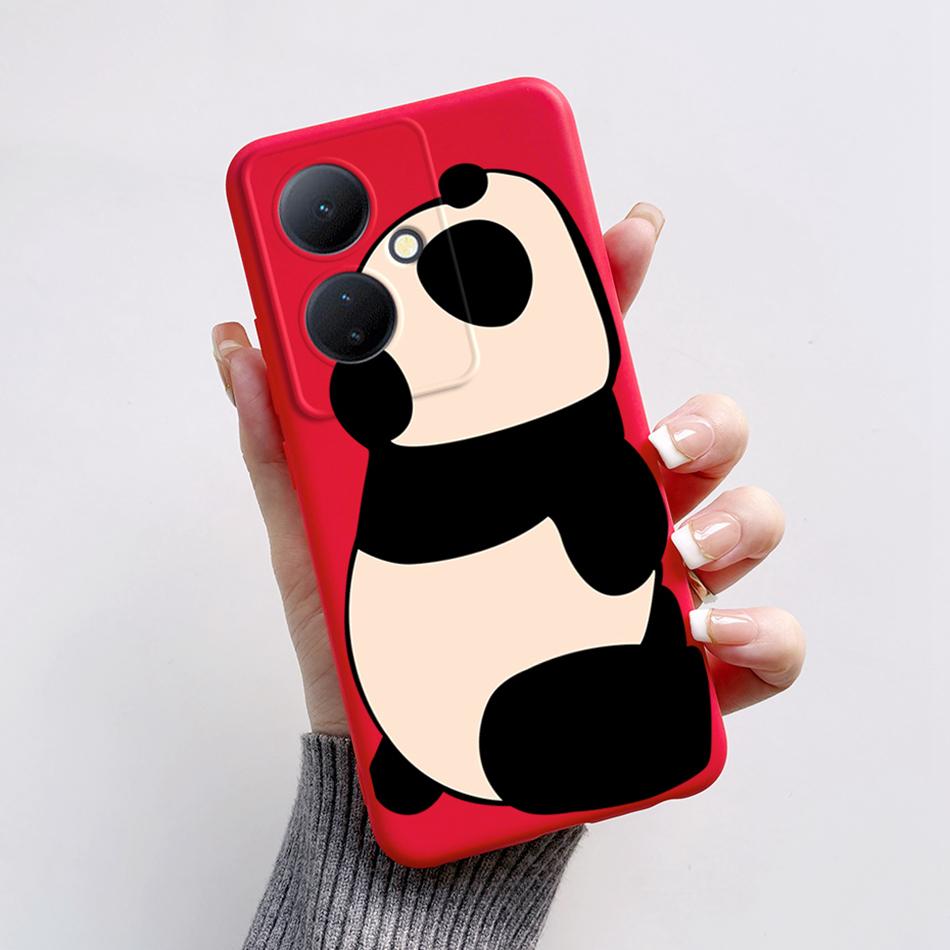 For Vivo V29 Lite 5G Case VIVOY78 Y 78 6.78'' Soft Cartoon Bear Frog Silicone Back Covers For Vivo Y78+ V29 Lite 5G Phone Cases