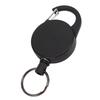 High Resilience Stainless Steel Wire Rope Keychain Metal Retractable Anti Lost Key Chain for Outdoor