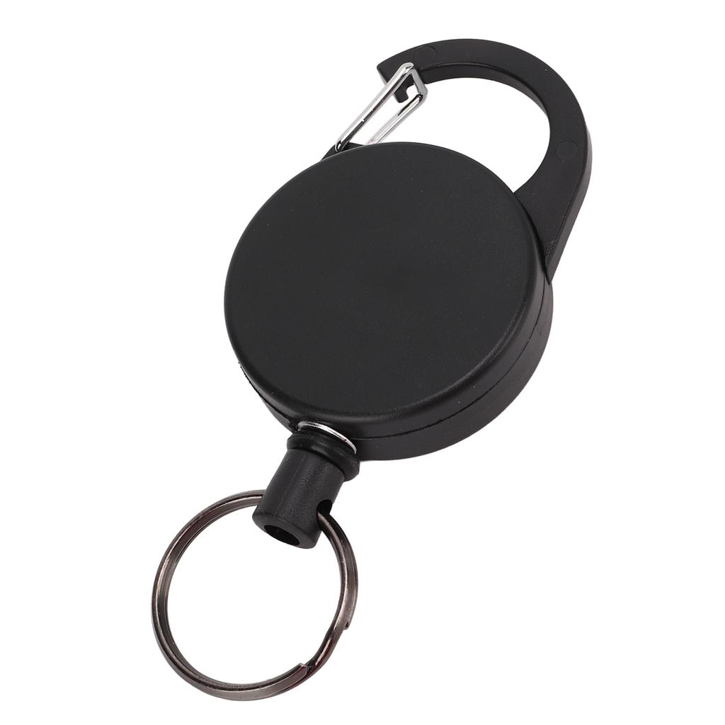 High Resilience Stainless Steel Wire Rope Keychain Metal Retractable Anti Lost Key Chain for Outdoor