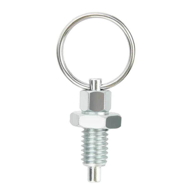 Einziehbarer Indexkolben mit Feder aus Edelstahl, Zugring-Indexkolben