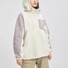 Li Ning BADFIVE Velvet Jackets Women's Bone White Hooded AFDR714-2