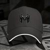 New 1pc, Adjustable "M" Sandwich Baseball Cap, Lightweight Printed Women's Hat, "Letter M" Men's Trendy Cap, Ideal Gift for Part